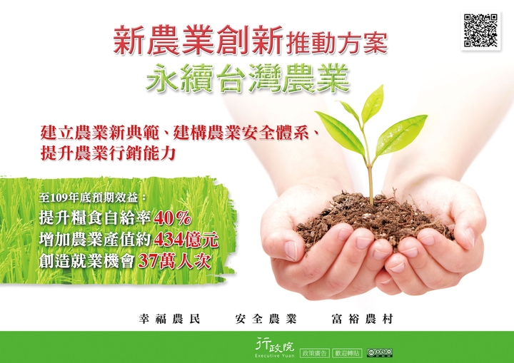 新農業創新推動方案 永續臺灣農業