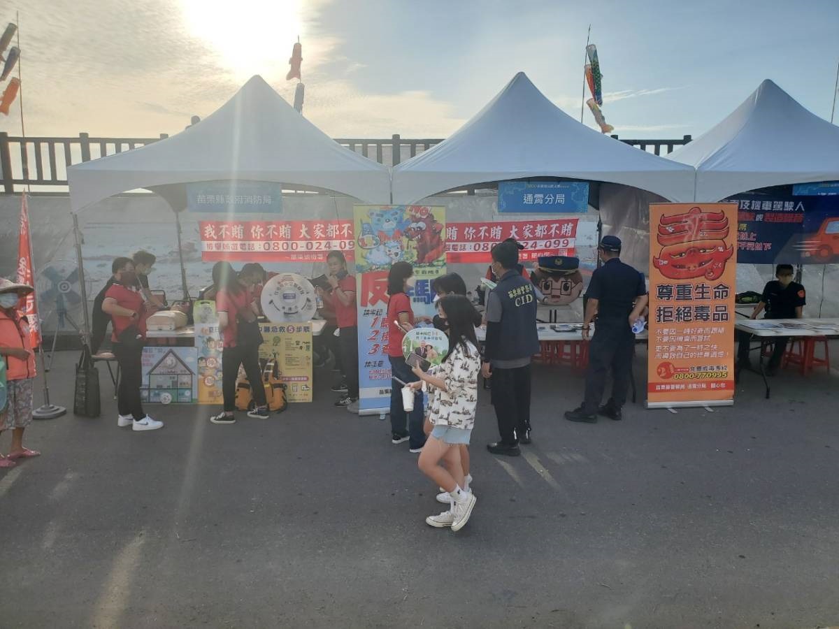 反賄選宣導攤位