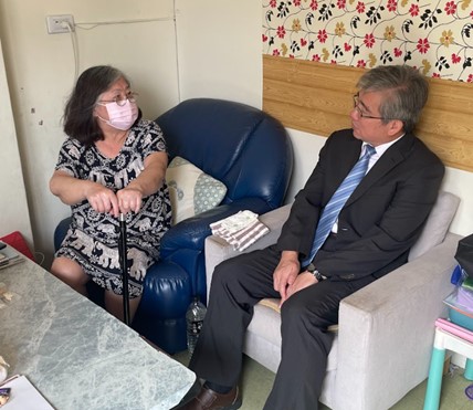 檢察長蔡宗熙進行關懷慰問