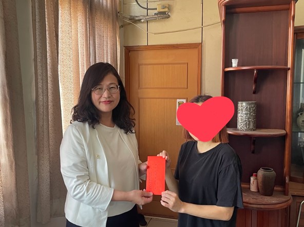 林檢察長致贈慰問金